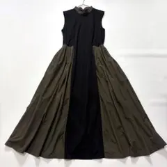 極美品】UN3D. ノースリーブ ワンピース 完売ミックスカラー 辻元舞 