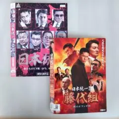 日本統一 1 & 日本統一外伝 藤代組 雨のオランダ坂 DVDレンタル落ち2枚