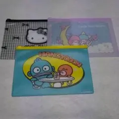 サンリオ　キャラクター　ファスナーケース　B6　3点セット