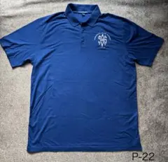 USA古着　PONY AUTHORITY ネイビー ポロシャツ　XL