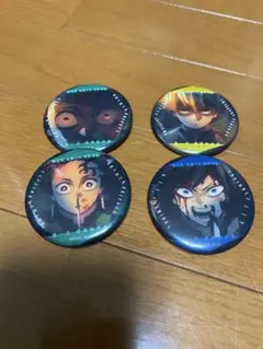 鬼滅の刃 竈門炭治郎 冨岡義勇 我妻善逸 缶バッジ 無限城編