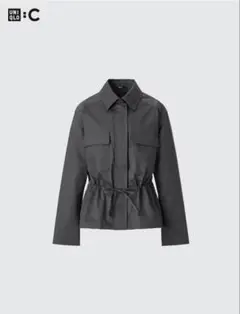 最終値下げ　UNIQLOC コットンブレンドドローストリングジャケット
