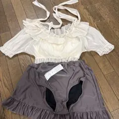 オフホワイト セパレート水着 11L