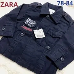 タグ付未使用 ZARA children プリント 綿ジャケット 78-84cm