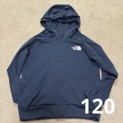THE NORTH FACE ネイビー　パーカー120 サンライズノースフェイス