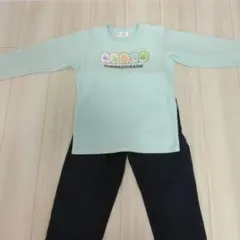 すみっコぐらし 長袖パジャマ 水色　140㎝