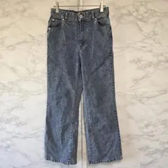 ZARA ケミカルウォッシュ ワイドデニムパンツ - メルカリ
