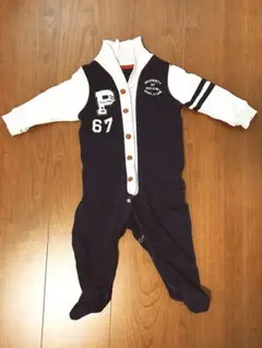 ラルフローレン ボタン付きロンパース 9M/75cm