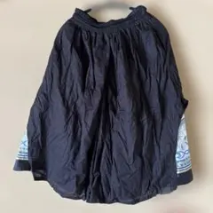 イズスカラーis scolar⭐︎サイドスリットフレアパンツ総ゴム7部丈