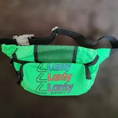 レトロ　希少　Lantyウエストポーチ　蛍光色