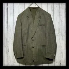 【VINTAGE】チロリアンジャケット☆オーストリア製☆ガンクラブチェック2XL
