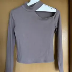 GRL ハイネックショルダーオープントップス[cb1215] Lサイズ