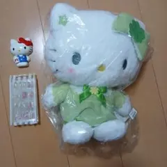 キティ キティちゃん ハローキティ 緑 黄緑 可愛い ぬいぐるみ 大きい