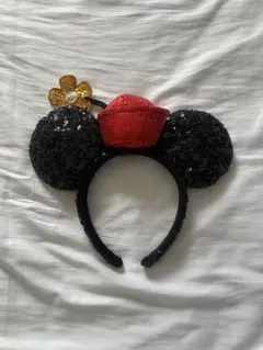 ディズニー　ミニー　スパンコールカチューシャ