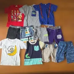 男の子　サイズ110 11点セット　まとめ売り　夏用　半袖　半ズボン