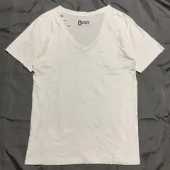 Ron Herman 8100 ダメージ加工 Tシャツ M 白 半袖 メンズ