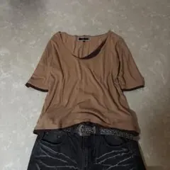 archive y2k layered grunge wide neck 短丈