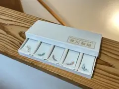 深川製磁 箸置き 5個セット 蝶々柄 昭和レトロのサムネイル
