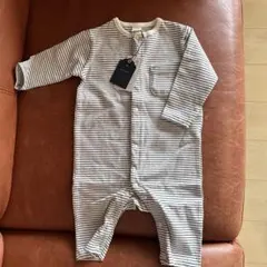 【新品未使用】バースデイ　Cottoli ロンパース 80cm