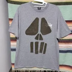 00s old stussy Ｔシャツ　スカル×ショーンフォント　ヴィンテージ