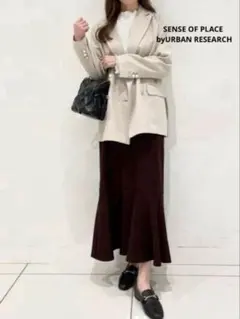 ♦︎美品♦︎センスオブプレイス★ メタルボタンダブルブレストジャケット　ベージュ