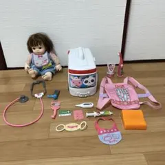 ぽぽちゃん人形と医療セット