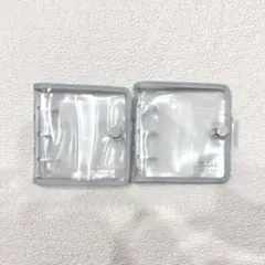 サンスター mitte クリアバインダー2冊セット ライトグレー 110×110