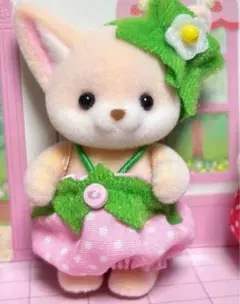 シルバニアファミリー　あつまれ！赤ちゃんセット -いちご-　フェネックの赤ちゃん