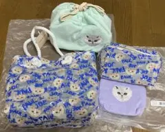 ポールアンドジョーアクセソワ　ビニール　トートバッグ　ポーチ　新品　ジプシー