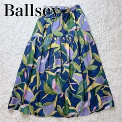美品✨Ballsey ボールジィ リリープリントティアードスカート 大きめサイズ