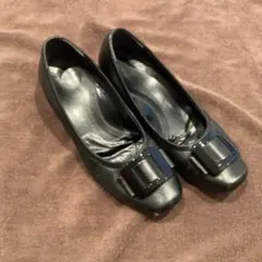ワシントン　パンプス　黒　23.5cm 中古　普段用