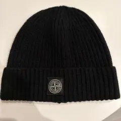 STONE ISLAND ニット帽 ビーニー ブラックのサムネイル