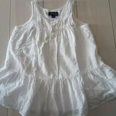 ポロラルフローレン　キッズ　女の子　チュニック　ノースリーブ　美品