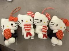 スシロー×ハローキティ コラボマスコット 4つ