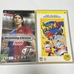 #891-C PSPソフト 2点セット ウイイレ/サルゲッチュ