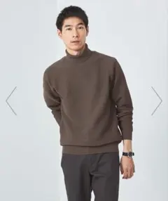 green label relaxing スリーシーズン ガーター編み　モカ　S