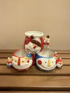 クリスマス　デザインカップ3点セット