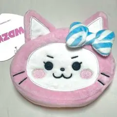 WDZY ITZY ユナ CABBIT フェイスポーチ ぬいぐるみ ピンク