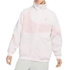 Nike フリースジャケット ピンク ボアコート リバーシブル