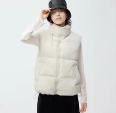 ヒートパデッドオーバーサイズベスト NATURAL