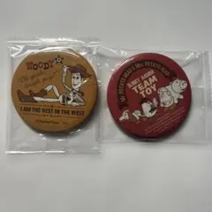 トイストーリー缶バッチ 2個セット