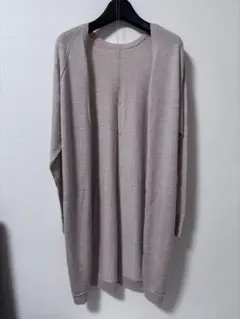 美品　ROPE ベージュ ロングカーディガン 長袖