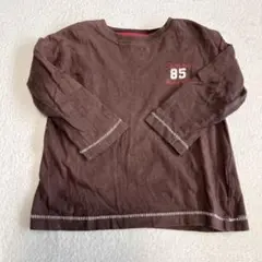 トミーヒルフィガー 長袖 Tシャツ ロンT 90 ブラウン