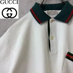 【激レア】GUCCI グッチ　ポロシャツ　ゆるだぼ　完売モデル　イタリア製のサムネイル