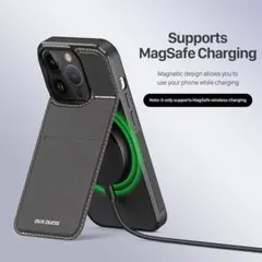 iPhone15Proケース Max Magsafe対応　耐衝撃 カード収納