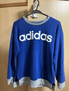 adidas トレーナー 青 160