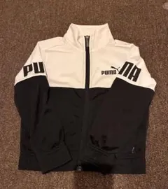 PUMA ジャージ　 ジャケット ホワイト/ブラック 120