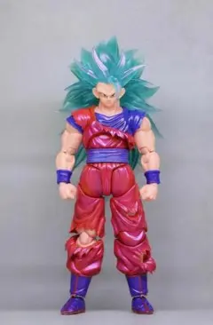 M*R様 kong studio スーパーサイヤ人ブルー界王拳孫悟空 ドラゴンボール フィギュア】孫悟空 FES!!超サイヤ人ブルー界王拳