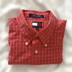 TOMMY オレンジ シャツ　90'sのサムネイル