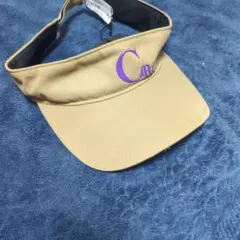 【新品】CPGゴルフ　ベージュ バイザー サイズONEのサムネイル